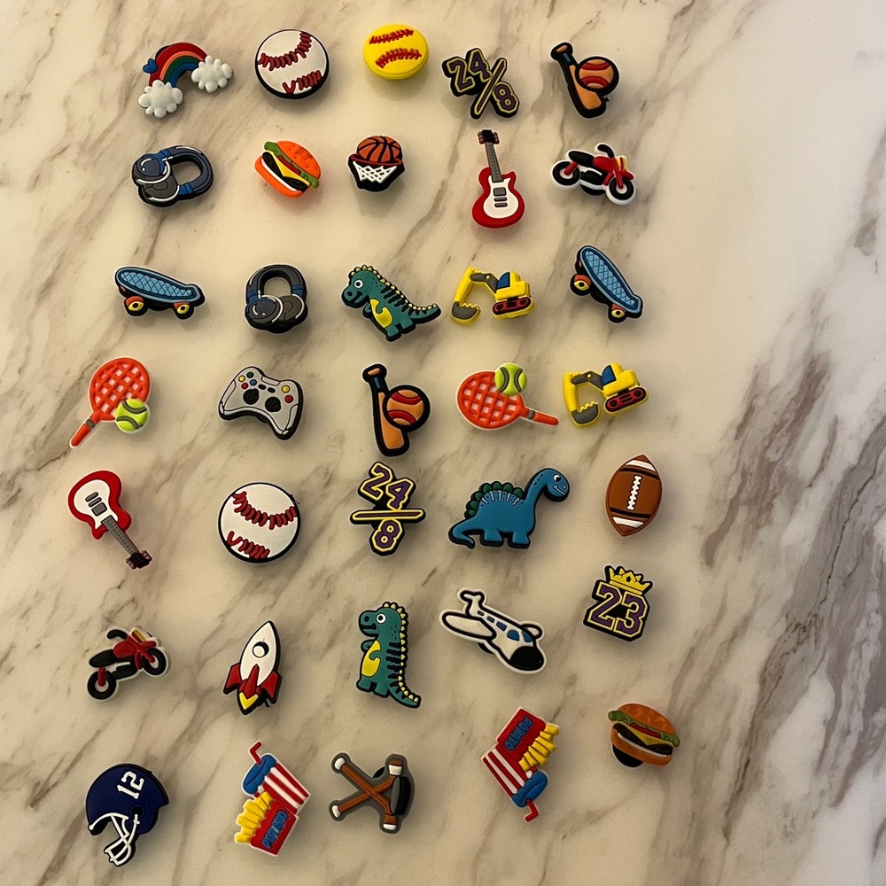Brand new croc charms